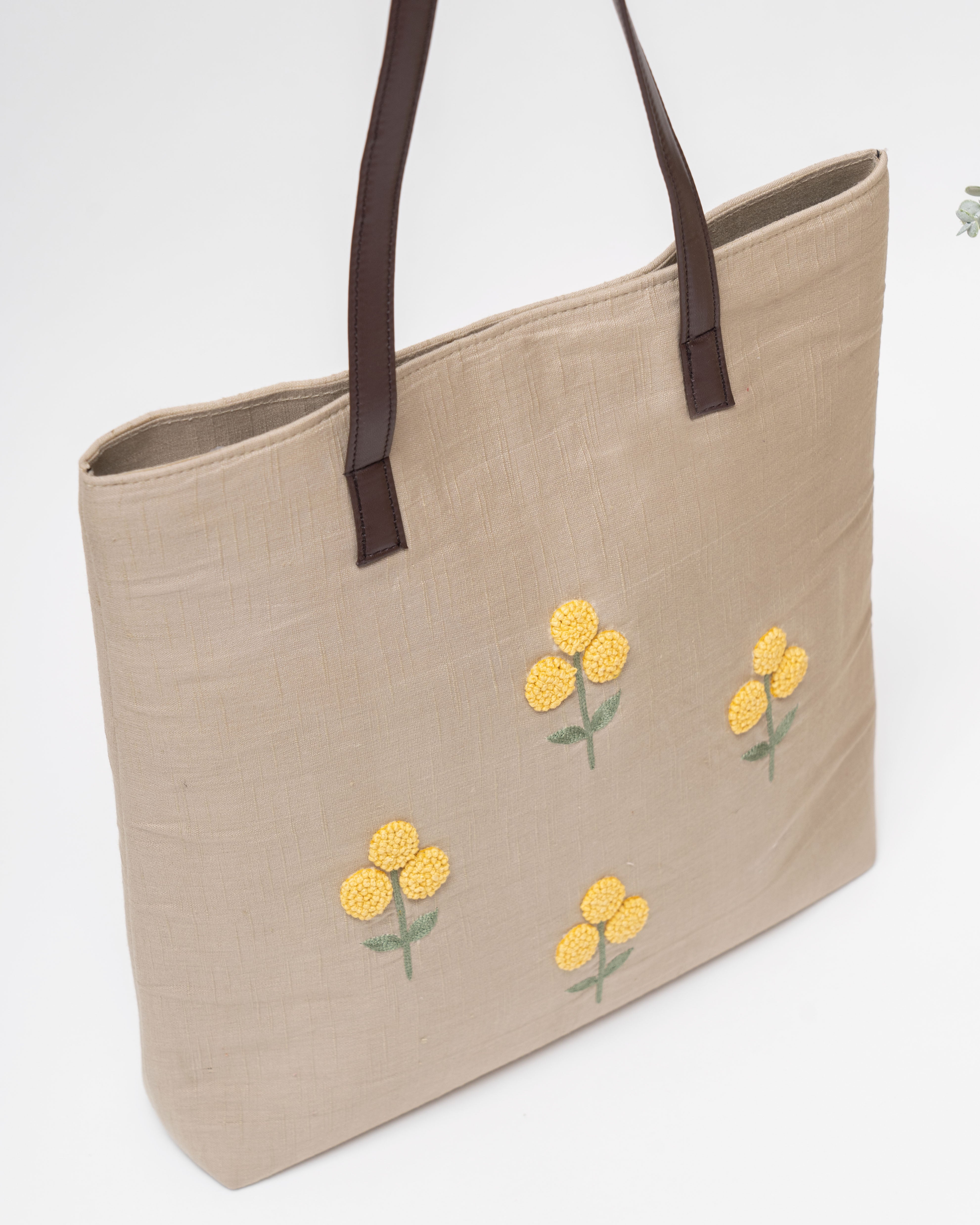 Yellow Field Tote Bag