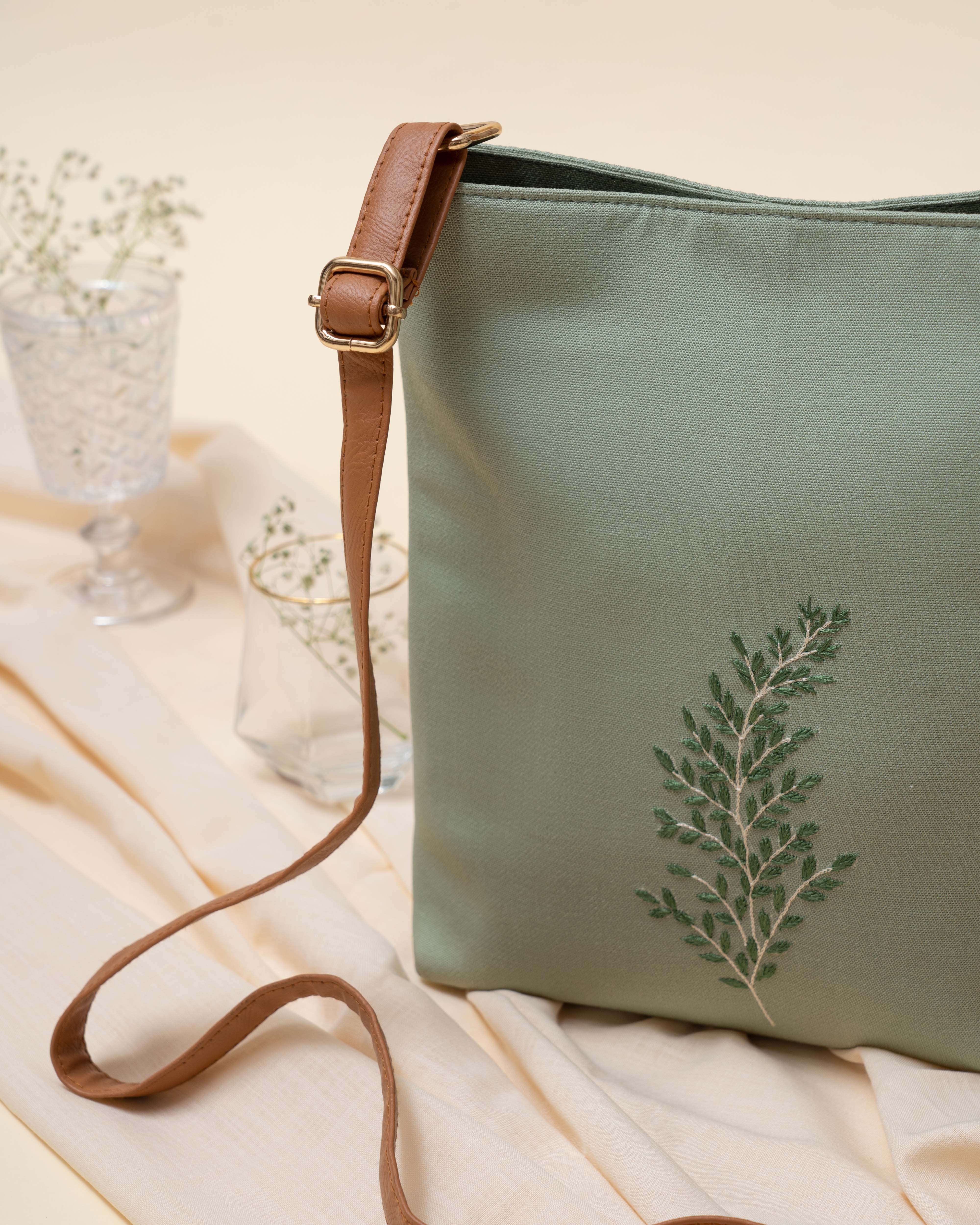 Lush Green Sling Bag