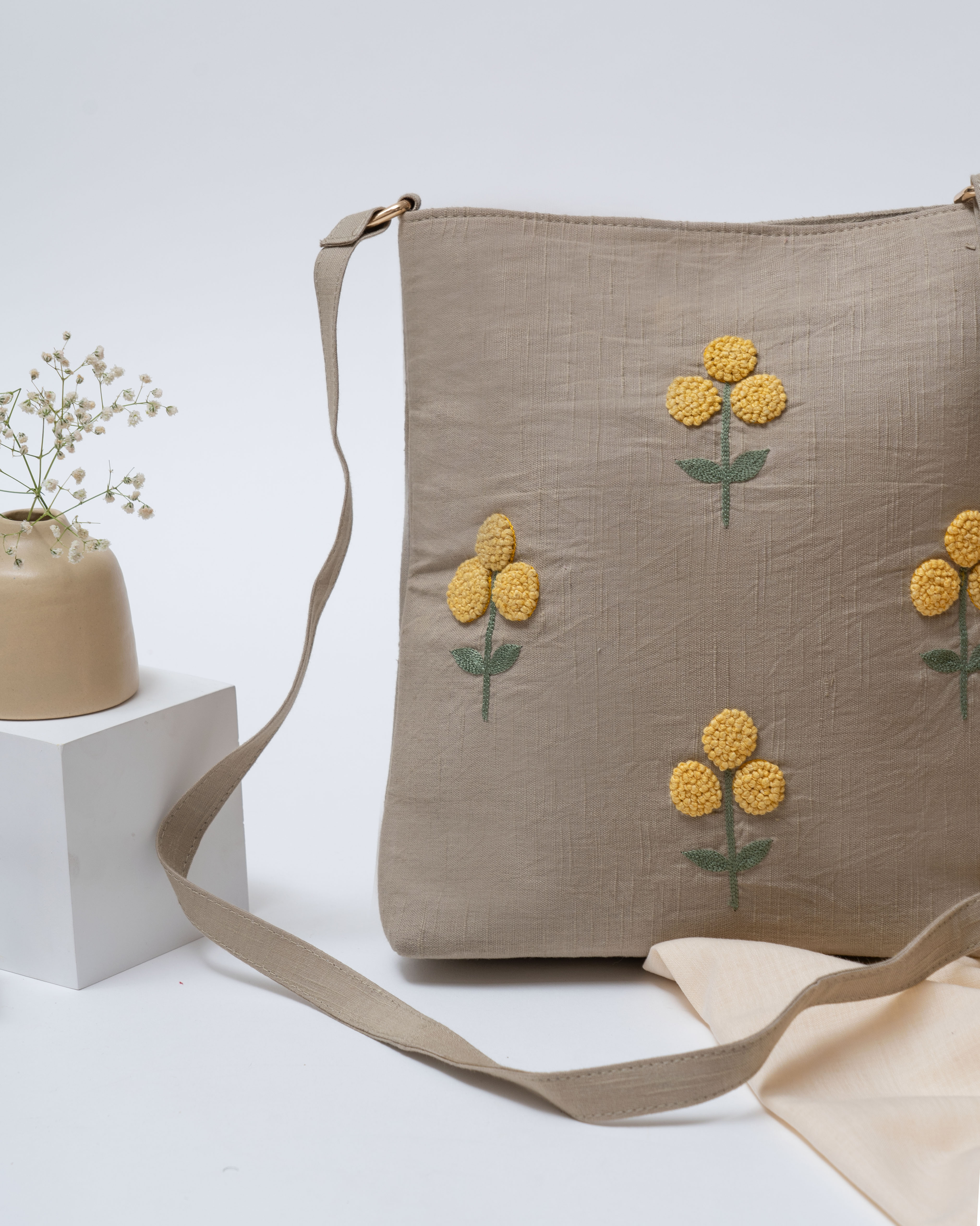 Yellow Field Sling Bag