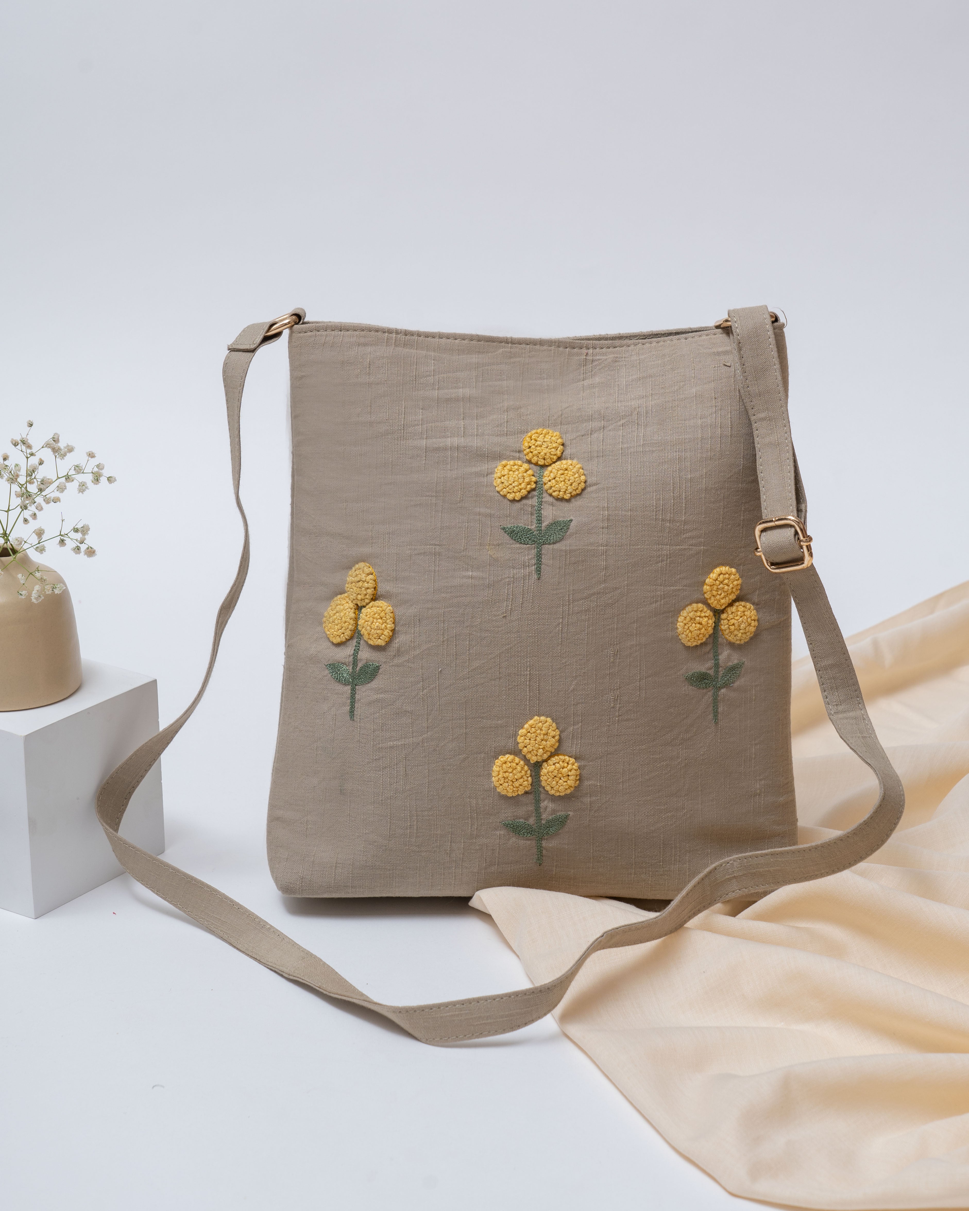 Yellow Field Sling Bag