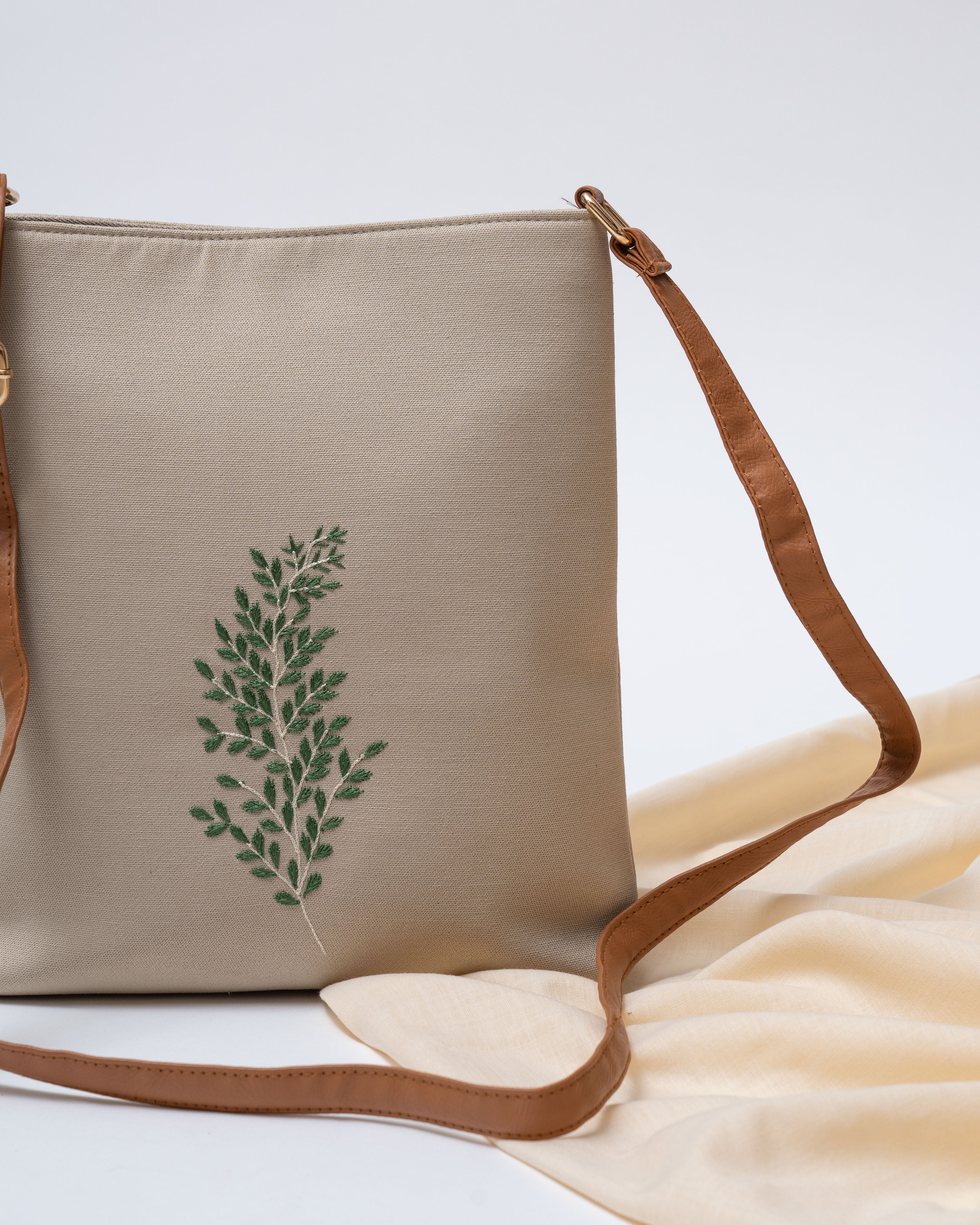 Lush Green Sling Bag