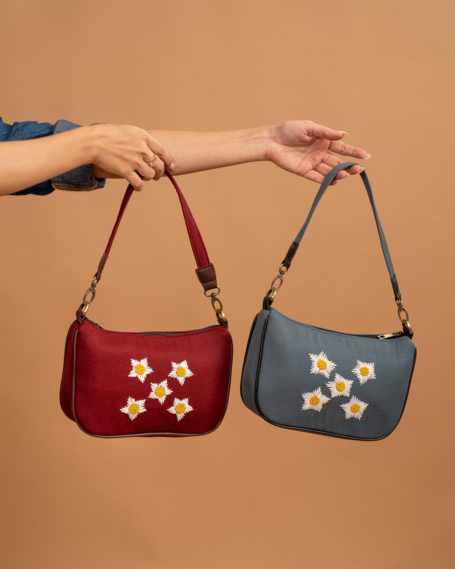 Sunny Side Up Dainty Bag - Burnt Red