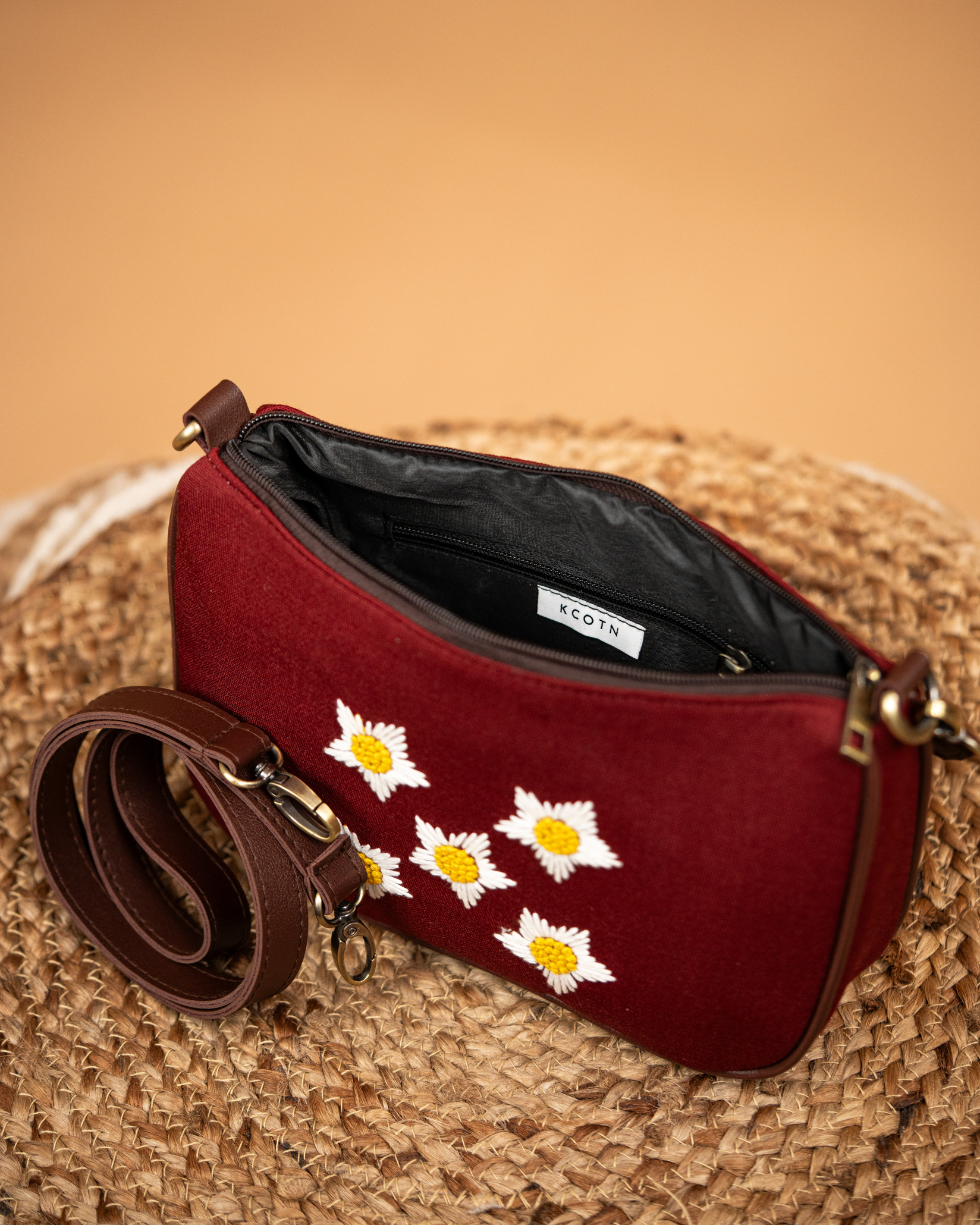 Sunny Side Up Dainty Bag - Burnt Red