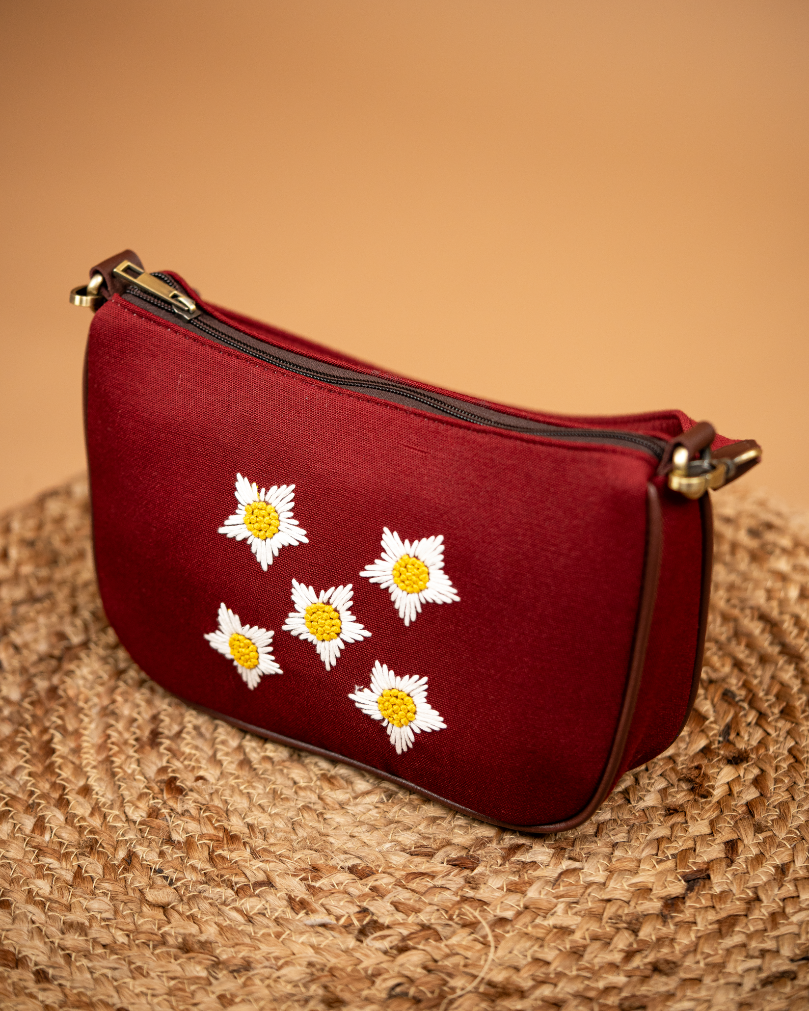 Sunny Side Up Dainty Bag - Burnt Red