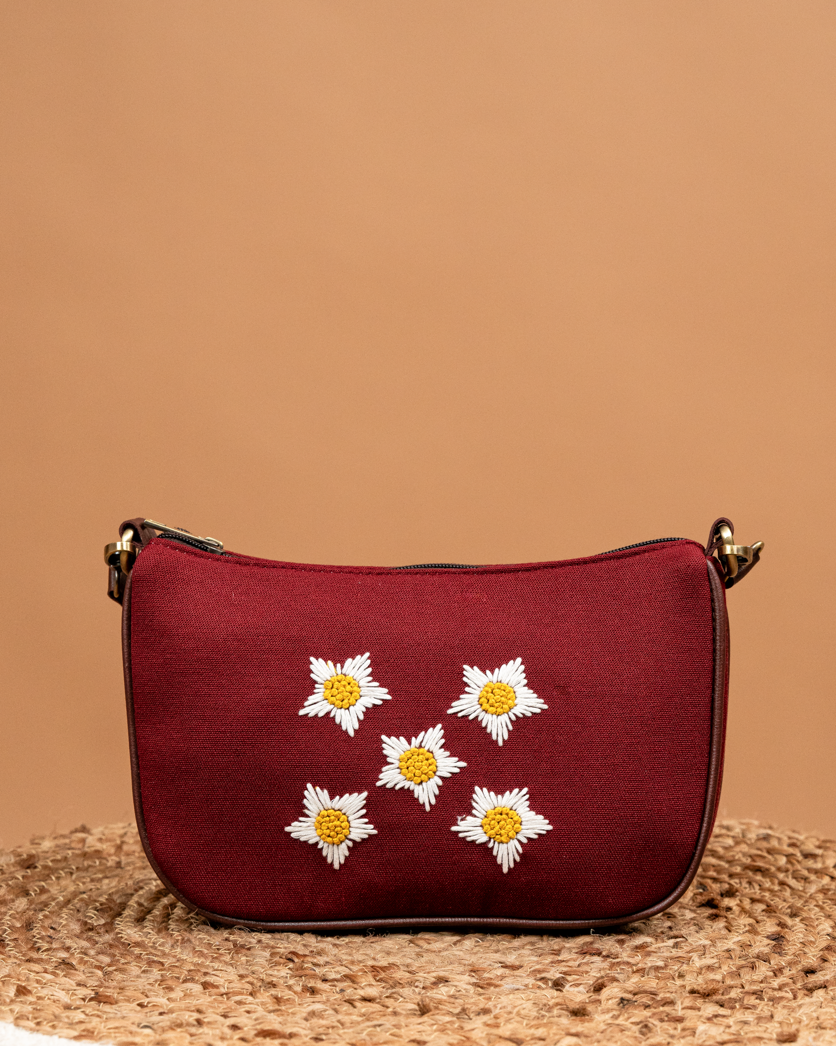 Sunny Side Up Dainty Bag - Burnt Red