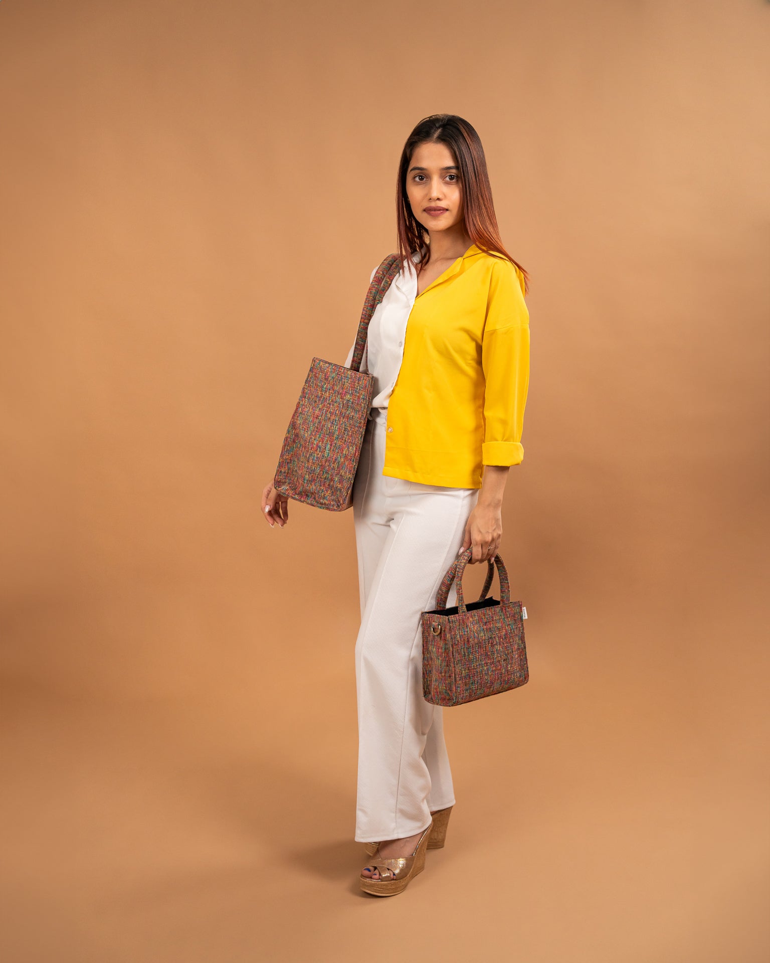 Colourful Spring City Tote