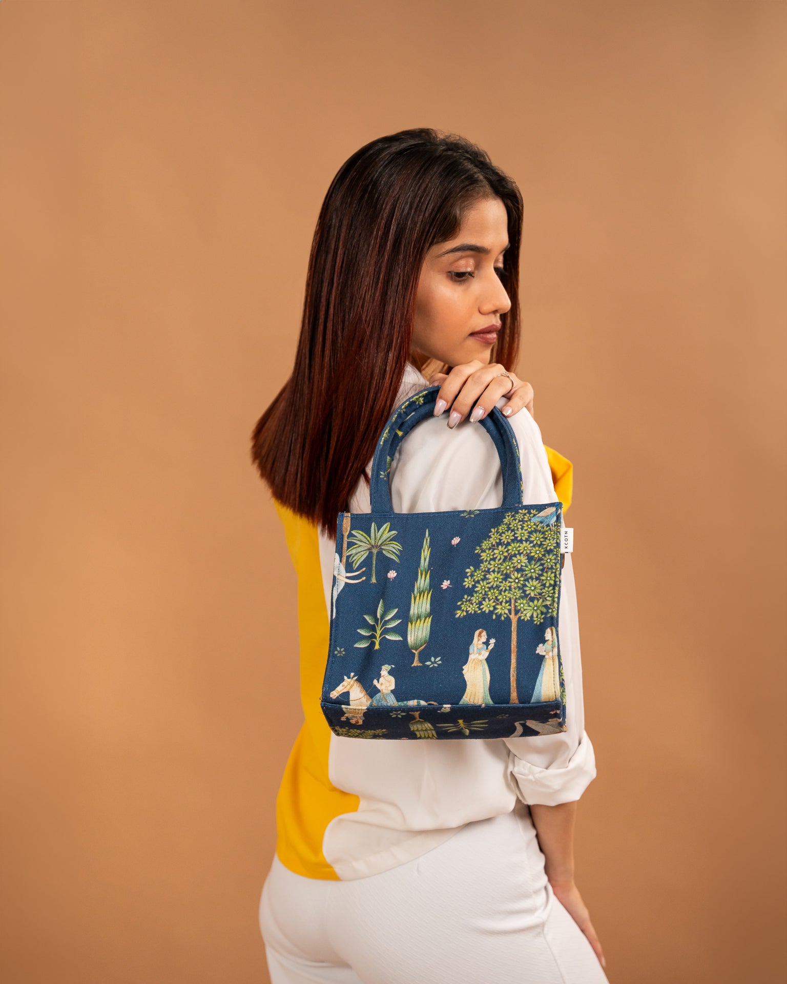 Sakhi Navy Blue Mini CarryAll