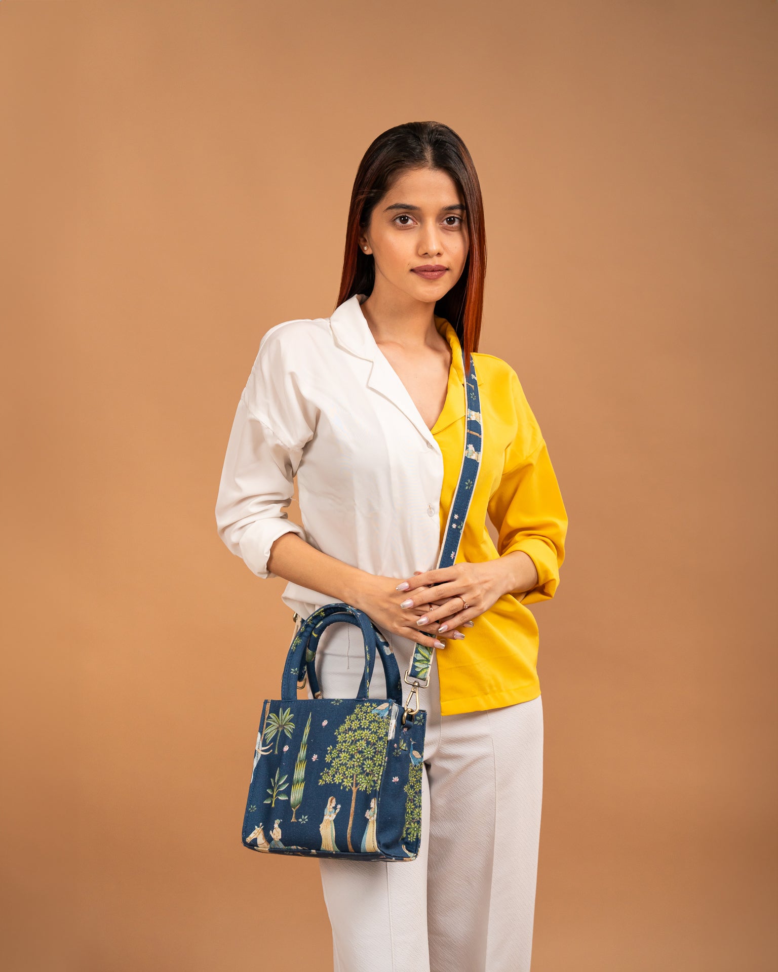 Sakhi Navy Blue Mini CarryAll