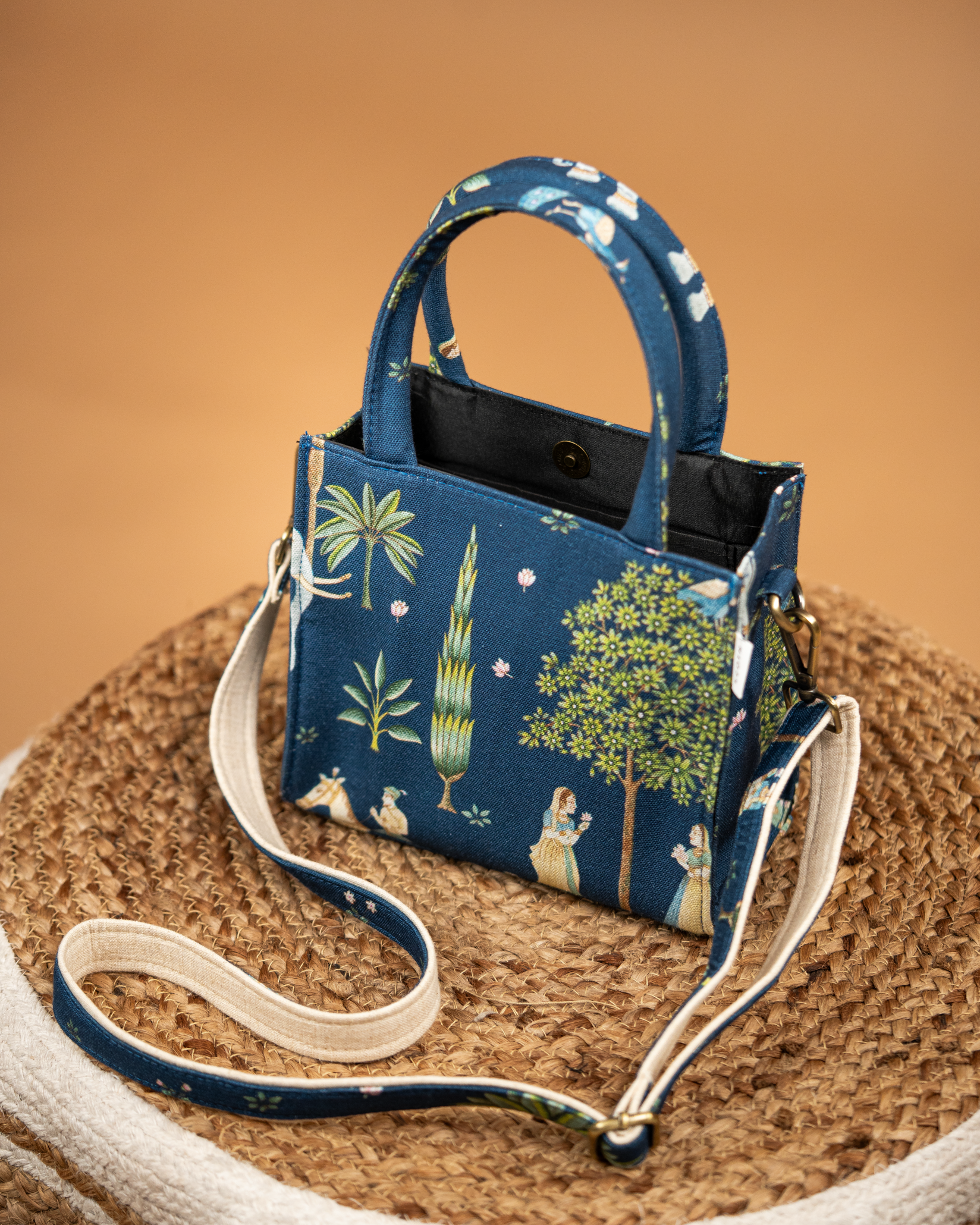 Sakhi Navy Blue Mini CarryAll