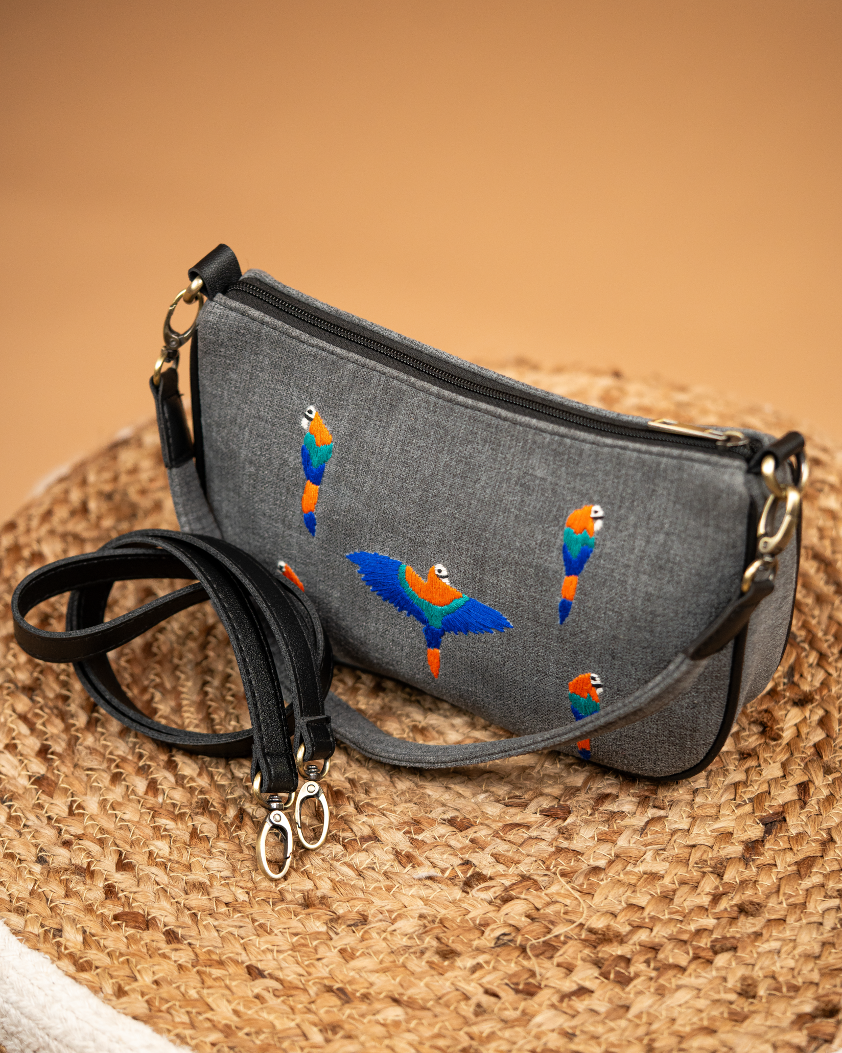 Tropical Bird Dainty Bag