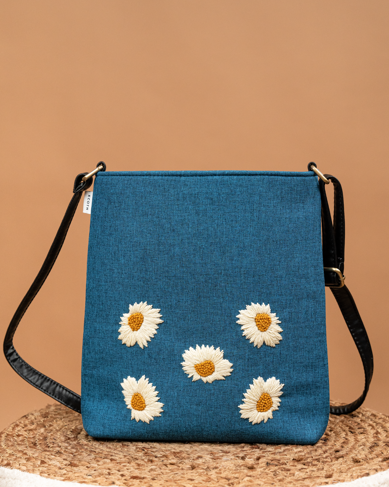 Sunflower Blue Sling Bag
