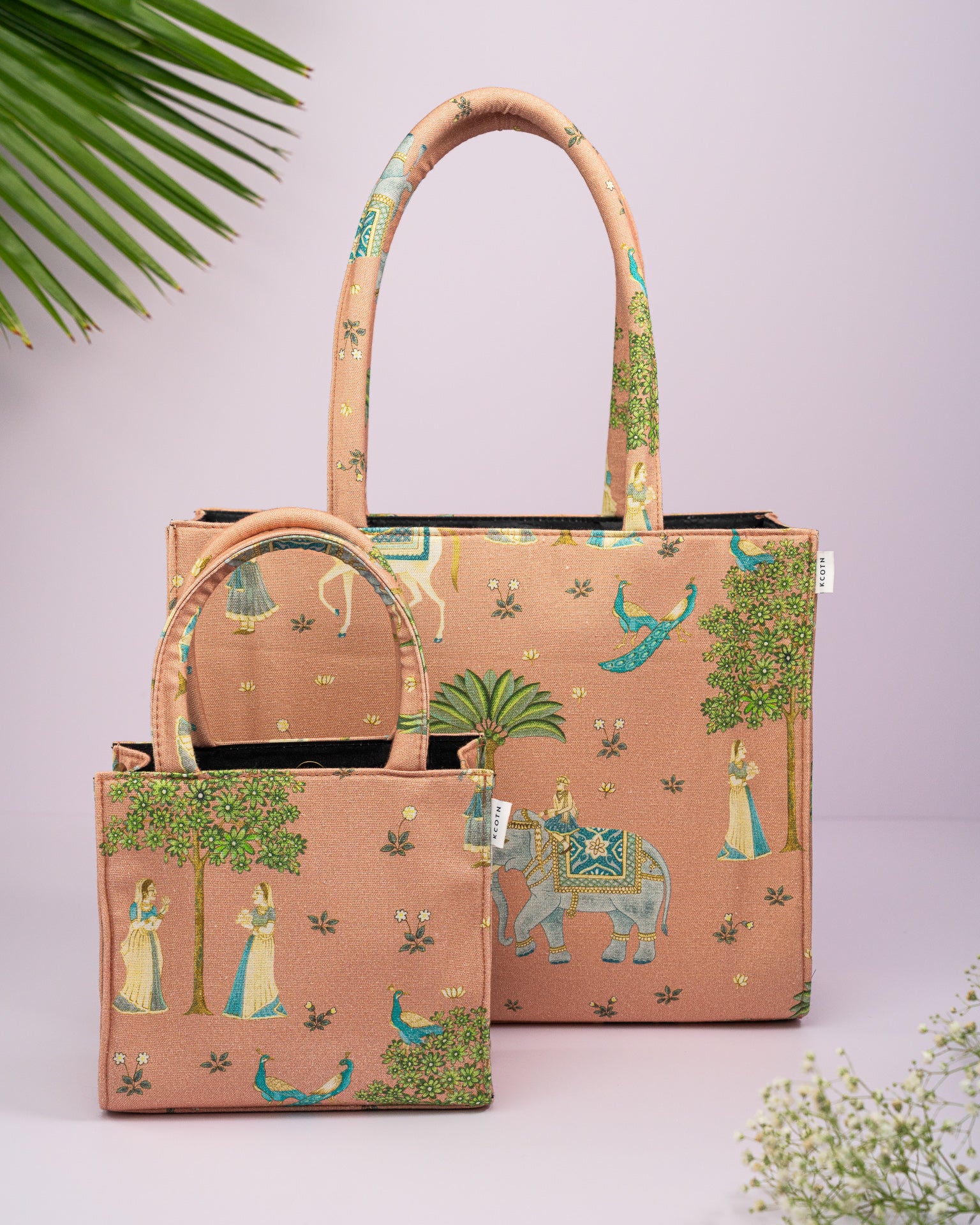 Sakhi Peach City Mini CarryAll