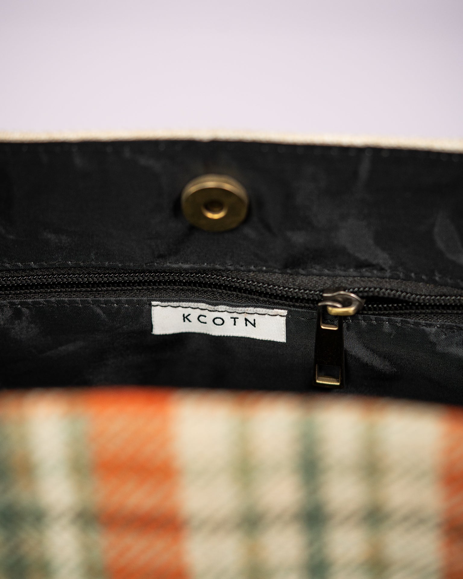 Checkered Charm City Tote