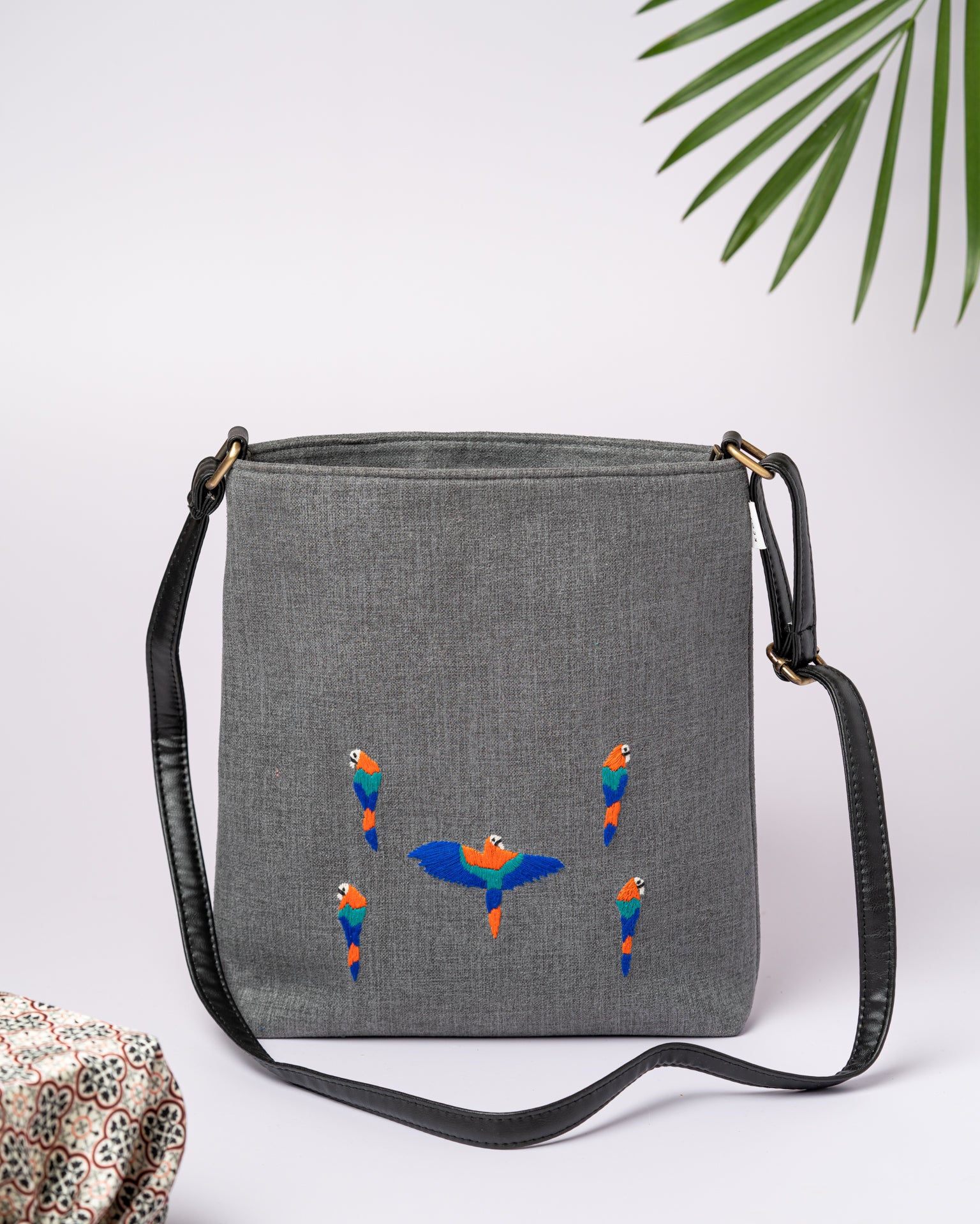 Tropical Bird Sling Bag