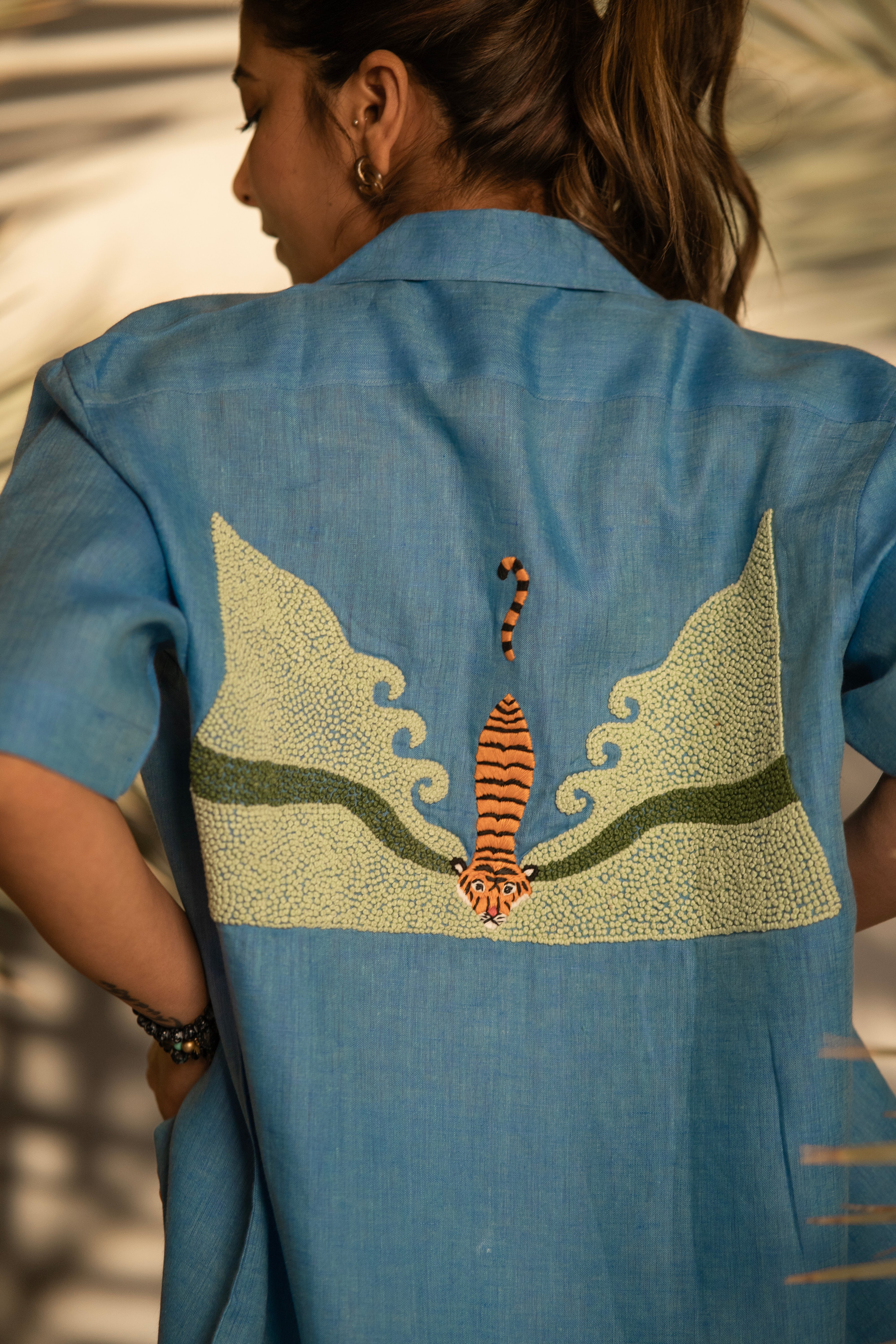 Tiger In A Pond Shirt