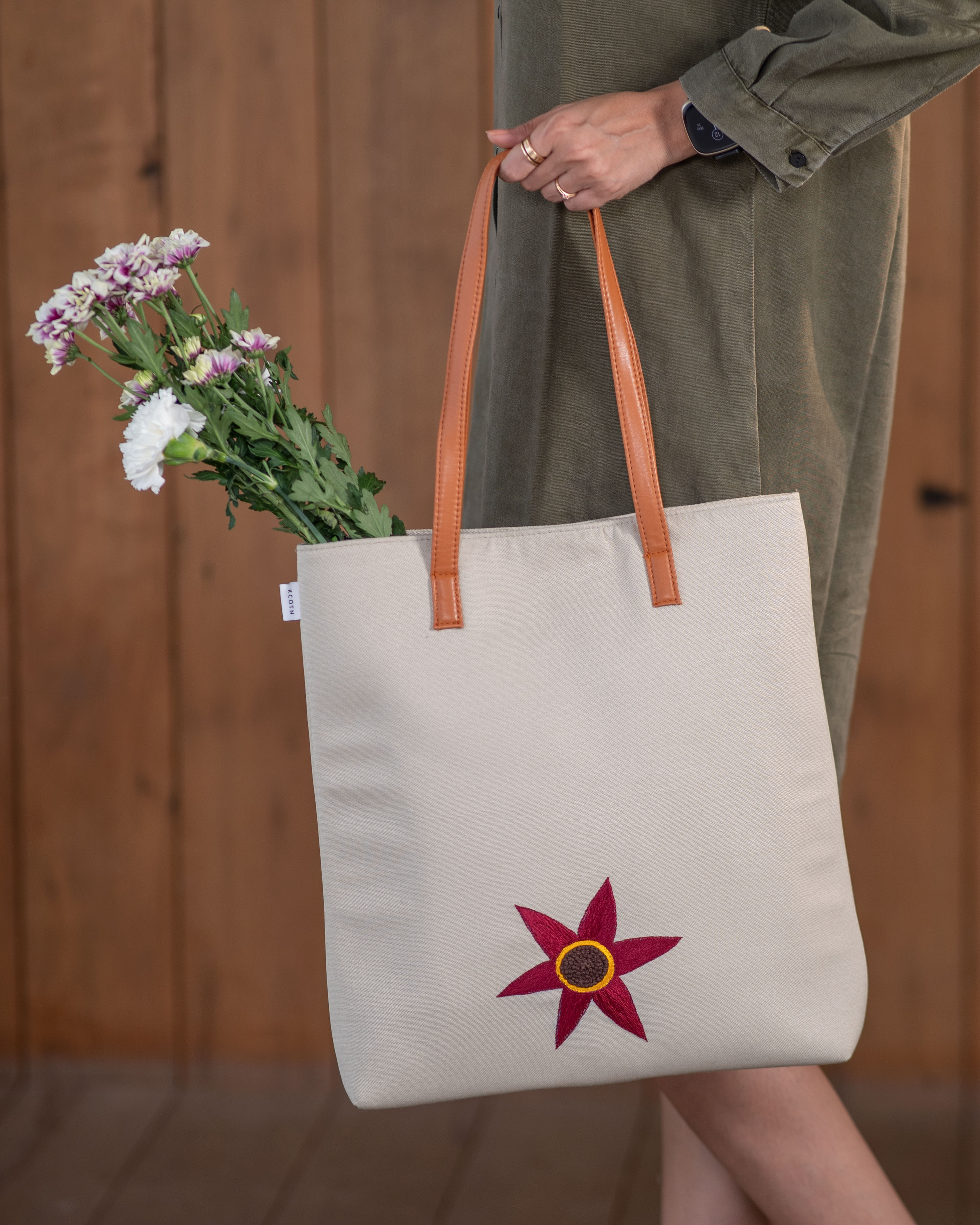 Reusable Wet Bag Sunflower - Floral Fun for On-the-Go.