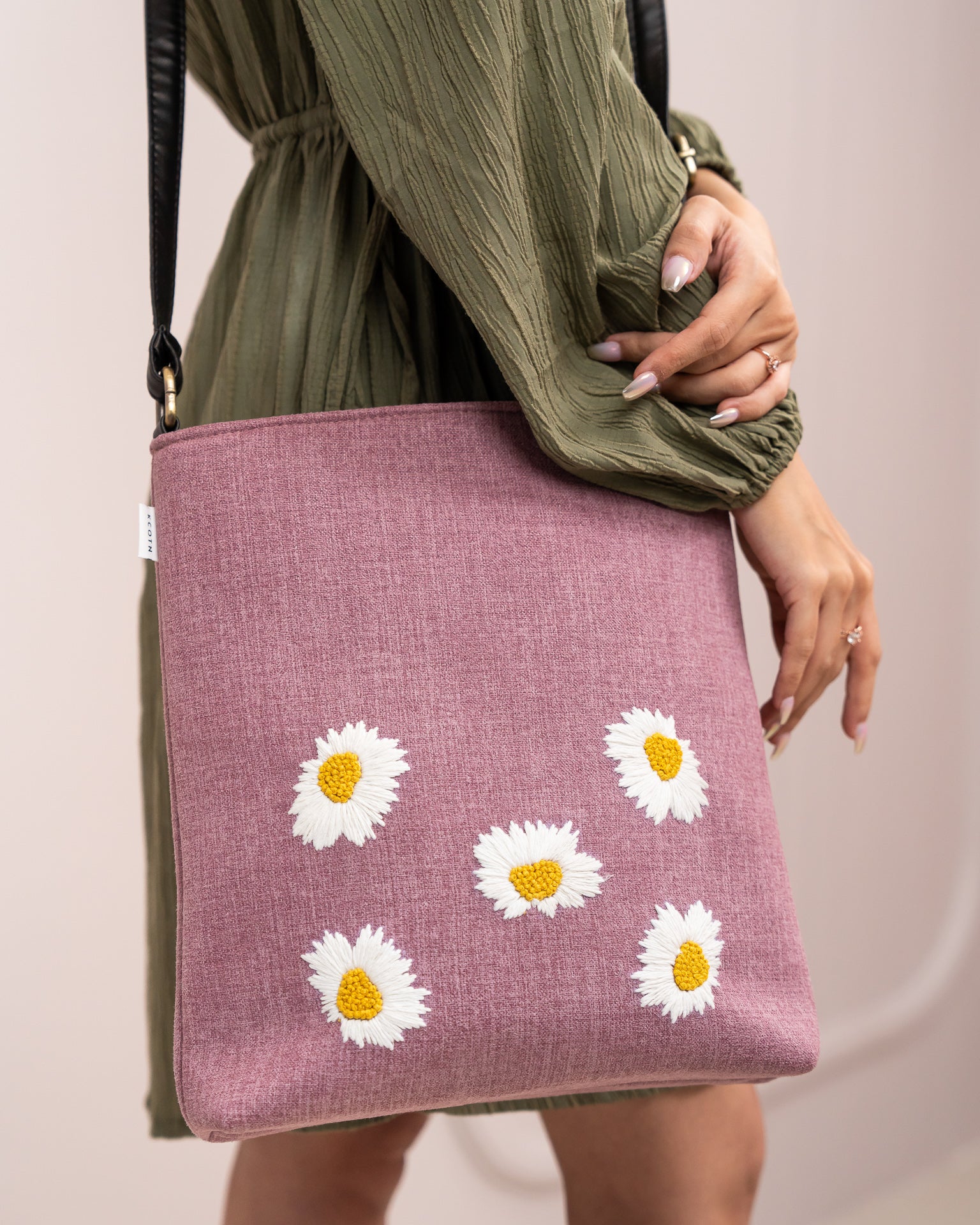 Sunflower Soft Pink Sling Bag