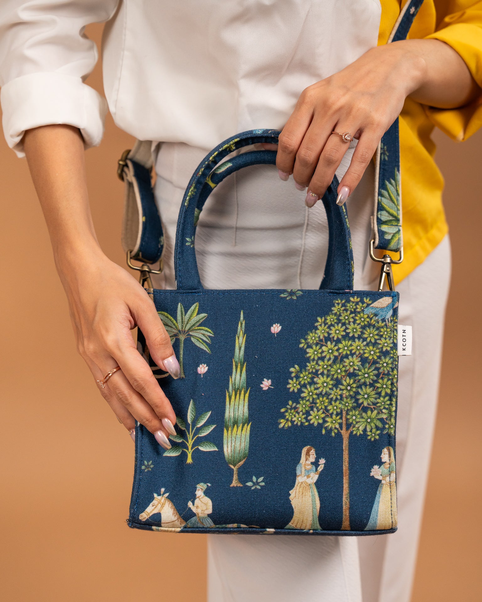 Sakhi Navy Blue Mini CarryAll